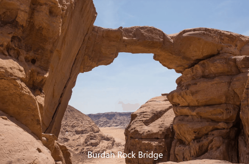 Burdah Rock Bridge Wadi Rum Jordan